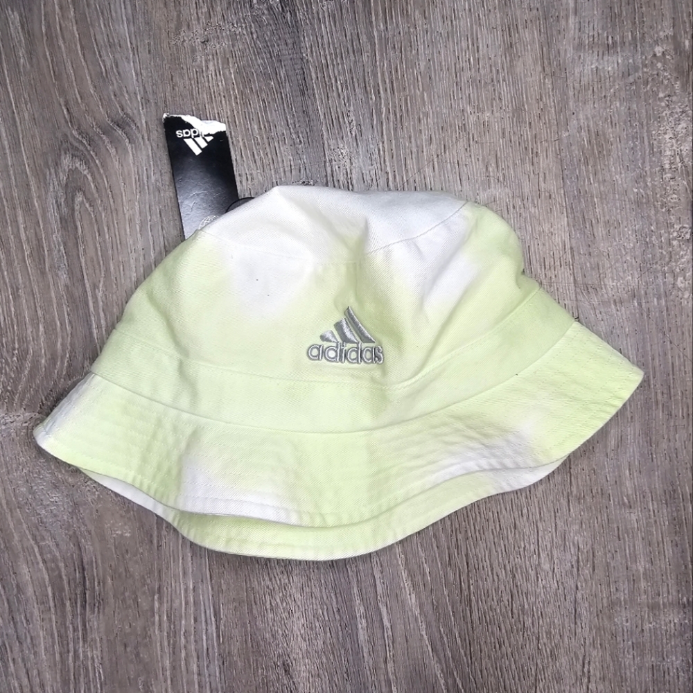 Adidas yellow bucket hat